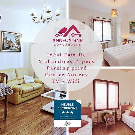 Le Family Lodge 2 Chambres 4 Personnes Classe 3 Etoiles 안시 외부 사진