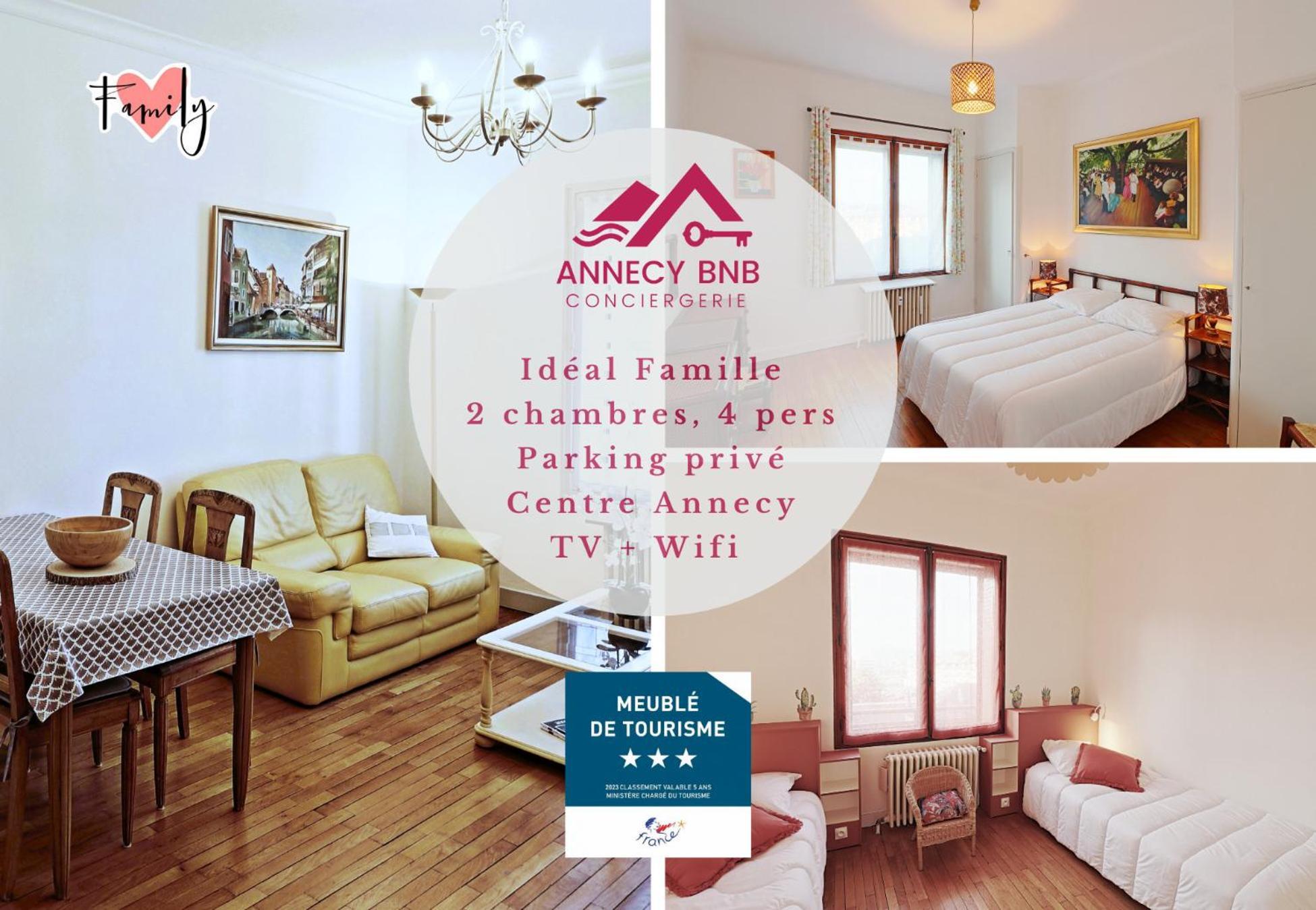 Le Family Lodge 2 Chambres 4 Personnes Classe 3 Etoiles 안시 외부 사진